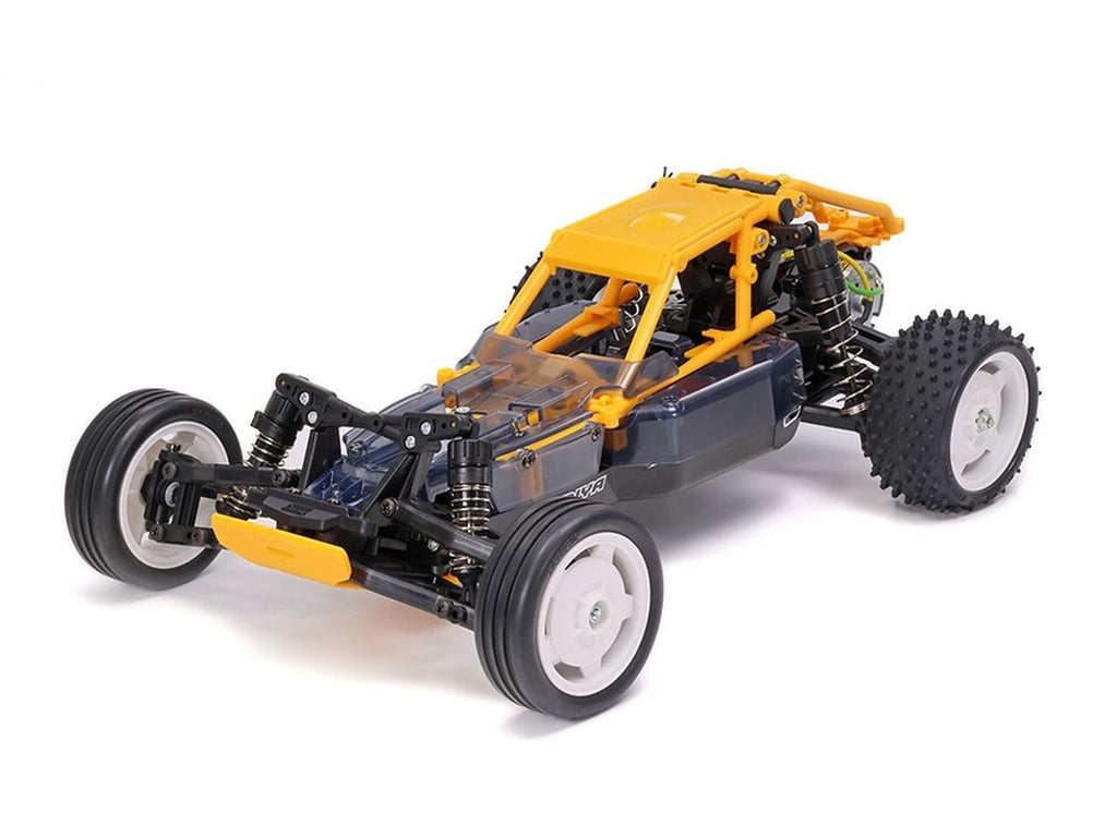 RC Body Set DT-04, Clear Smoke / Camel Yellow