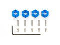 Clamp Style Aluminum Wheel Hub, 4mm