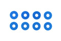 RC 0.75mm Wheel Spacer, Blue, 8pcs