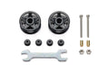 JR LF Plastic Double Rollers, 19-19mm Black