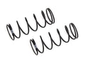 13mm Front Springs, Gray 4.60 lb/in, L54, 7.5T, 1.3D, For RC10T6.2, RC10SC6.2