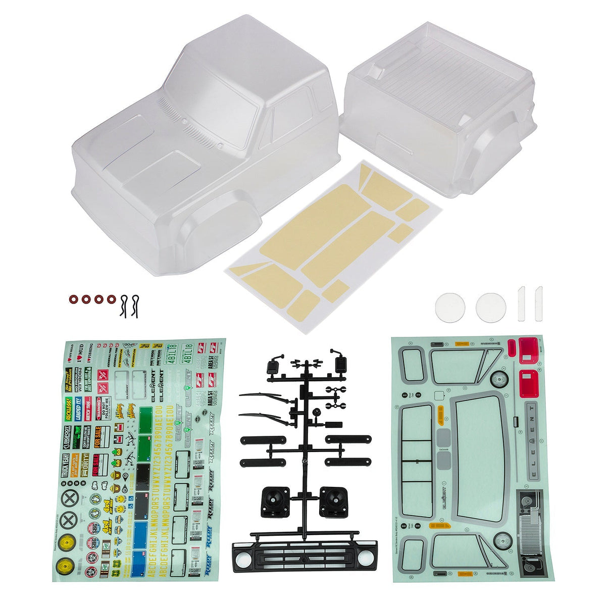 Enduro Sendero Body Set, Clear