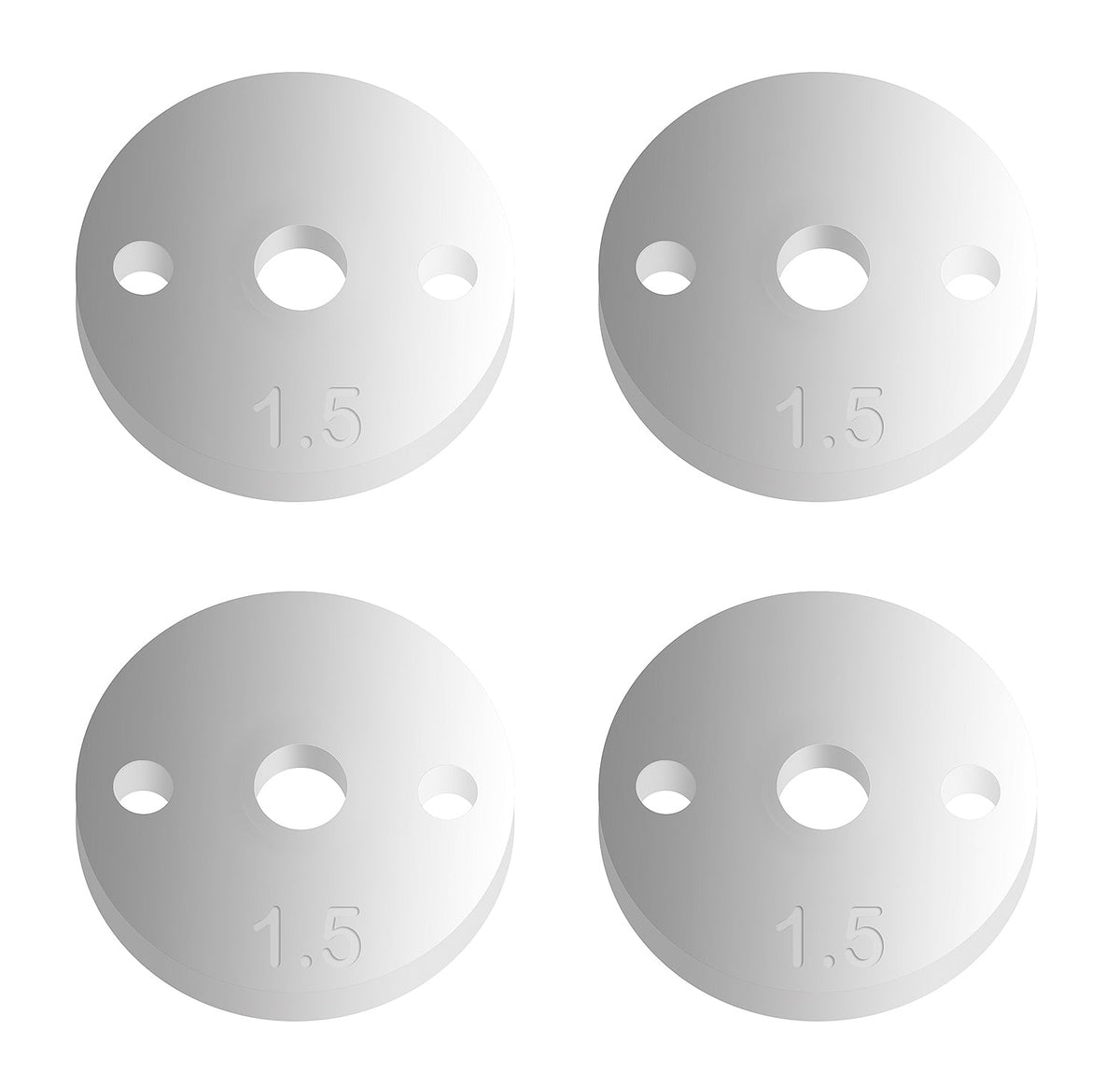 Factory Team 12mm Pistons V2, 2x1.5mm, Flat