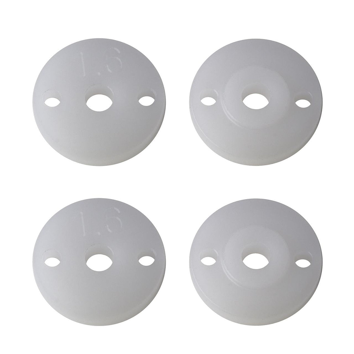 Factory Team 12mm V2 Shock Pistons, 2mm, 2x1.6mm