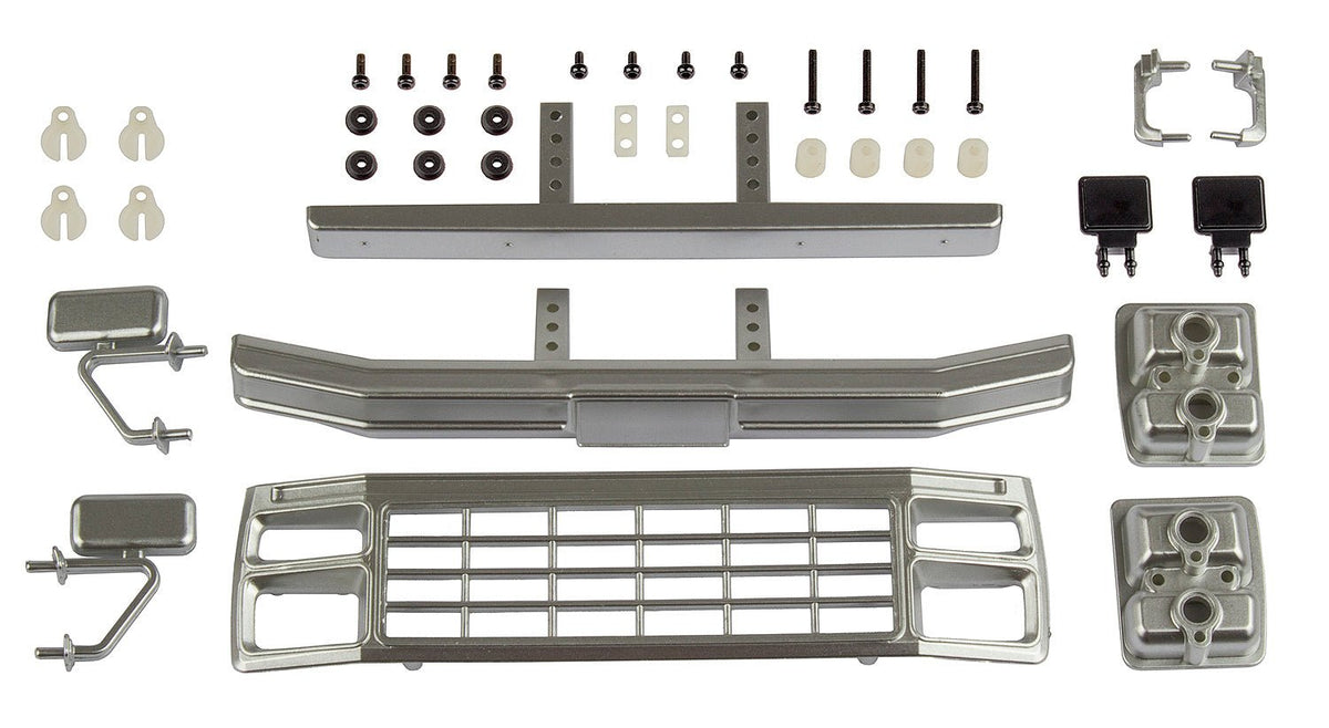 Ford F150 Satin Chrome Grill and Accessories Set, for CR12