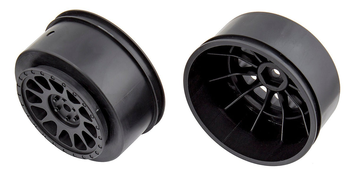 Method Wheels, Black w/ 12mm Hex, Fits: ProSC10, Reflex DB10, and Trophy Rat