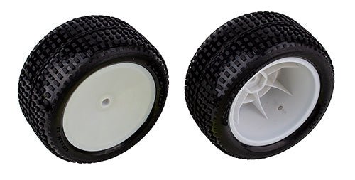 RB10 RTR Front Wheels and Tires, Mounted