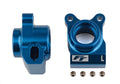 RC10B6.2 Factory Team Rear Hubs, Blue Aluminum