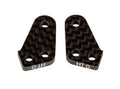 RC10B74 Factory Team Steering Block Arms, HT 0, Carbon Fiber