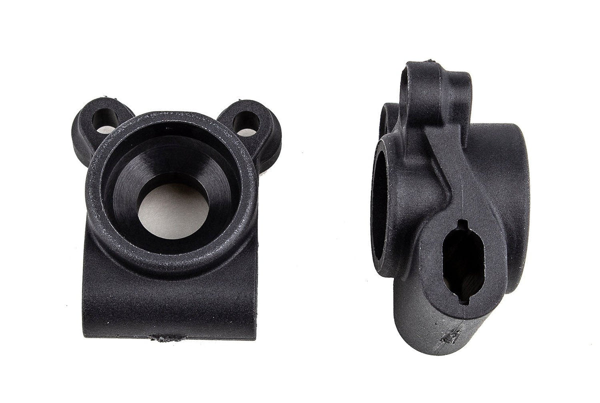 RC10B74.1 Factory Team Rear Hubs, Carbon