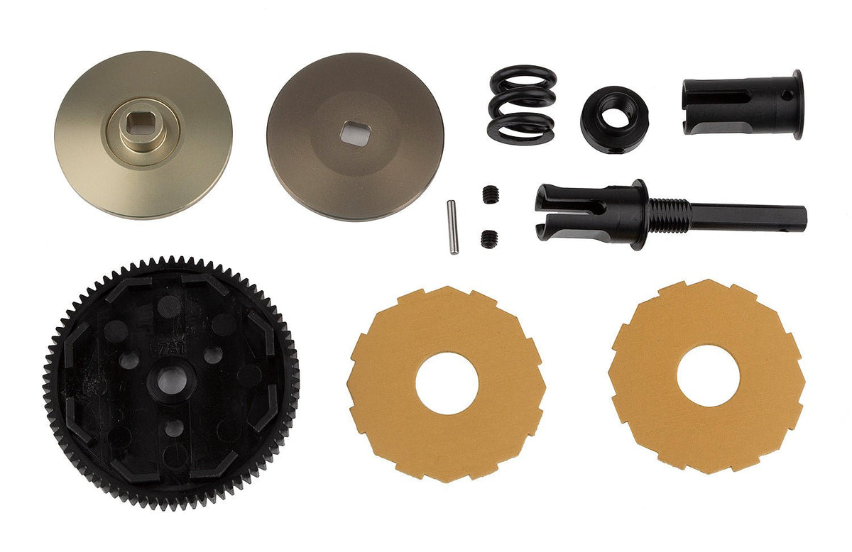 RC10B74.1 Slipper Hub Set, 2-pad