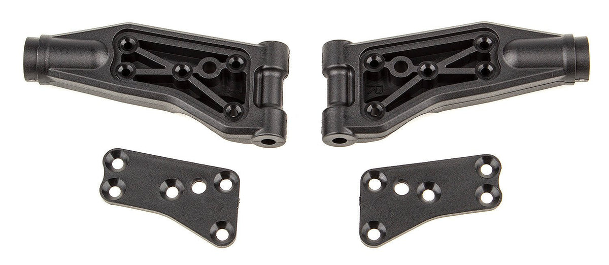 RC8B3.2 Factory Team Front Upper Suspension Arms, Heavy Duty