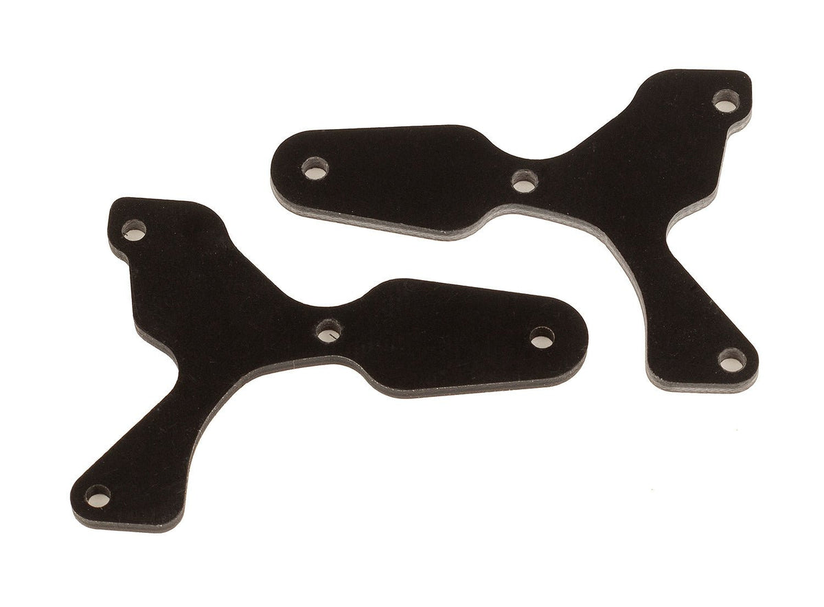 RC8B4 Factory Team Front Lower Suspension Arm Inserts, G10, 2mm