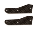 RC8B4 Factory Team Front Upper Suspension Arm Inserts, Carbon Fiber, 2mm