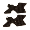 RC8B4 Factory Team Rear Suspension Arm Inserts, Carbon Fiber, 2mm