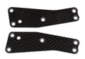 RC8T3.2 Factory Team Front Upper Suspension Arm Inserts, 1.2mm, Carbon Fiber