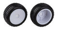 Reflex 14 Mini Pin Tires Mounted on Wide Wheels, White