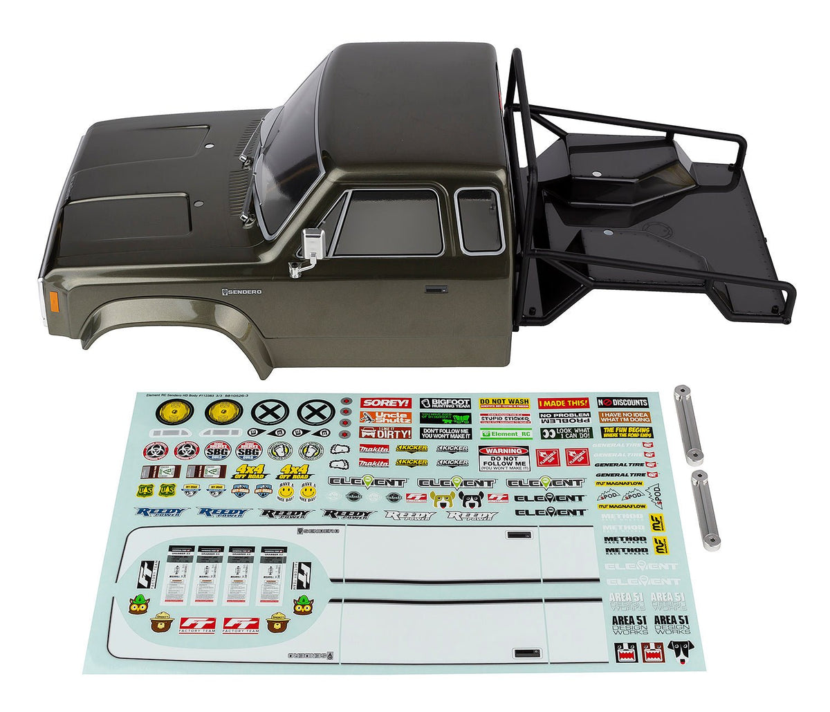Sendero HD Titanium Body Set, Painted