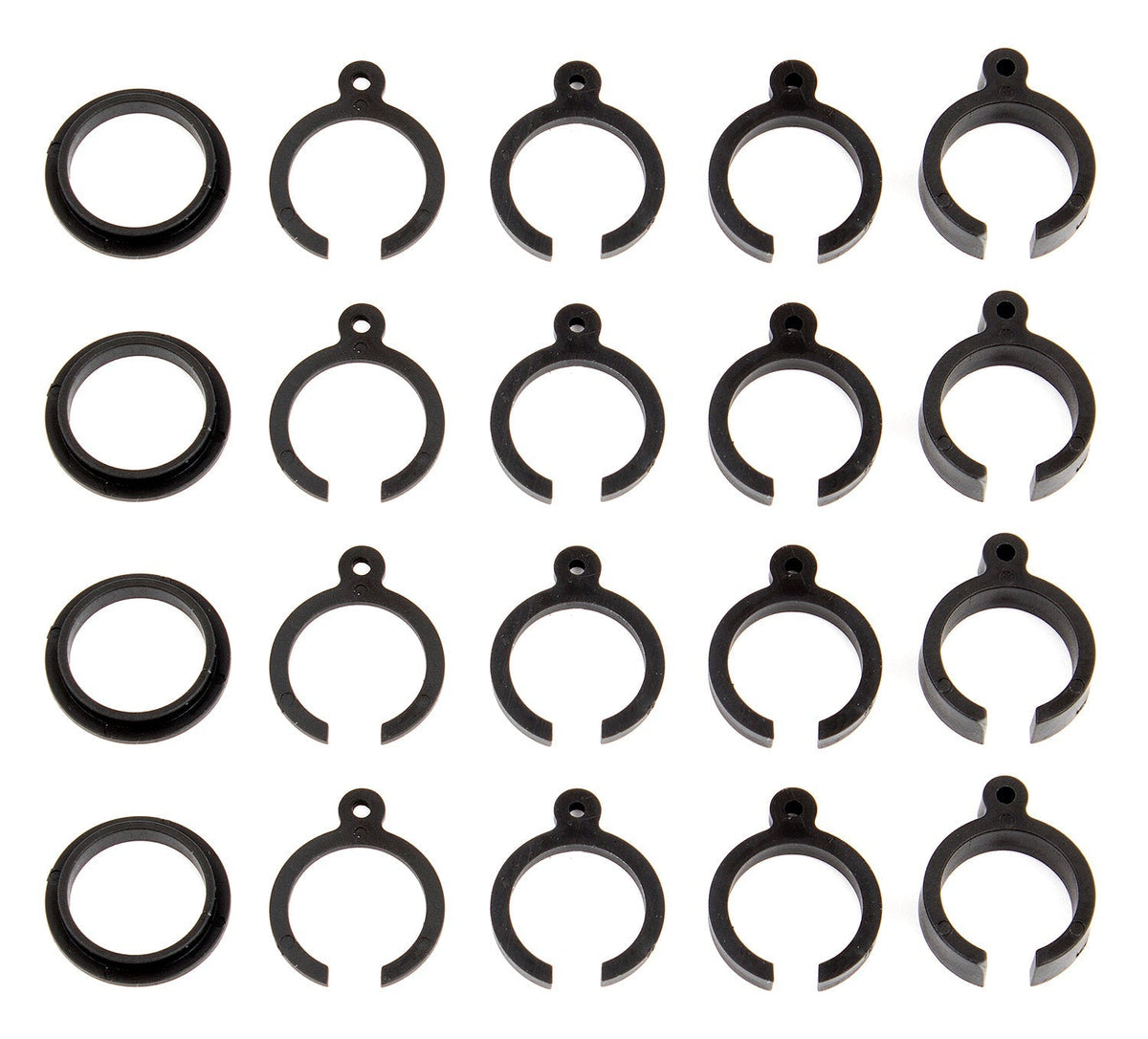 Spring Clips and Retainers, Fits: ProSC10, Reflex DB10, and Trophy Rat