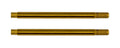 V2 TiN Shock Shafts, for B74, 3x24