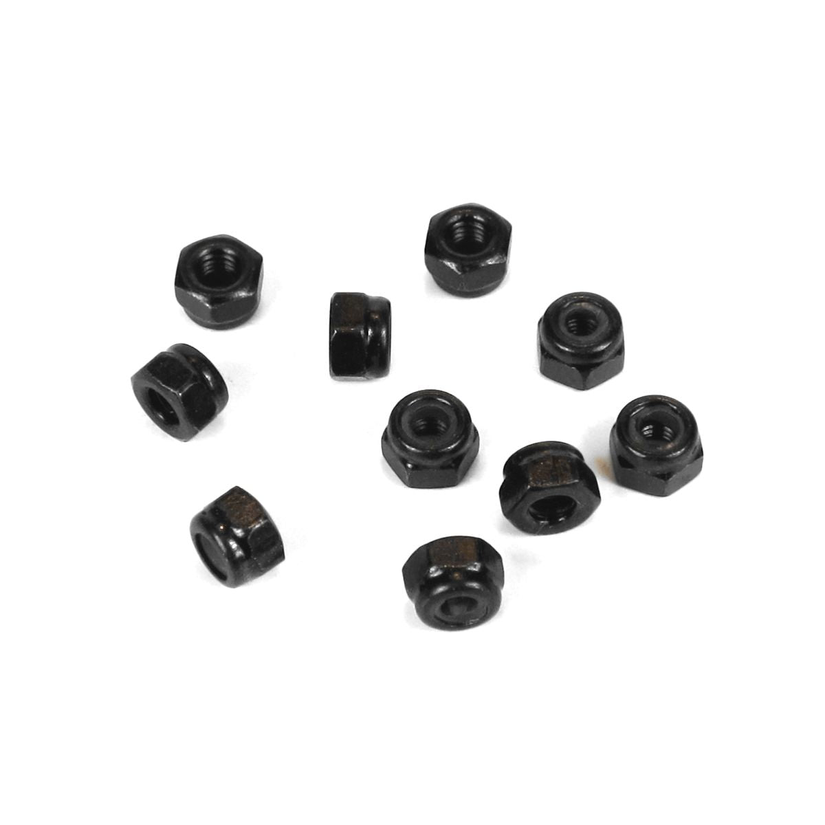 M3 Locknuts (Black, 10pcs)
