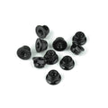M4 Locknuts (Flanged, Black, 10pcs)