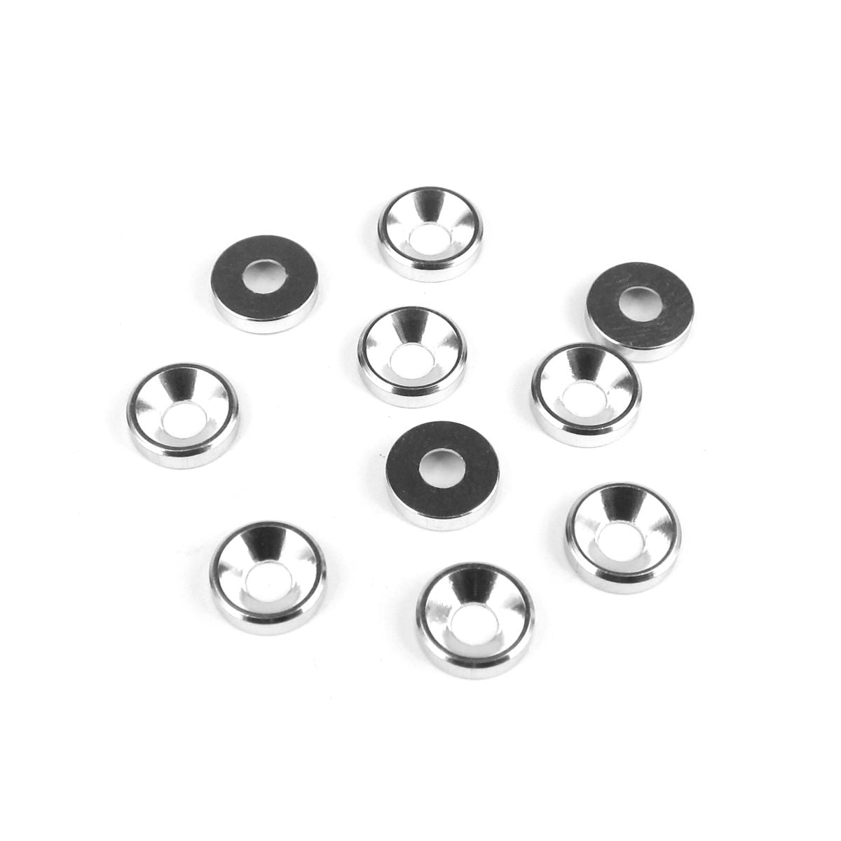 M3 Countersunk Washers (Aluminum, Natural, 10pcs)