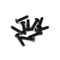 M4x20mm Flat Head Screws (Black, 10pcs)