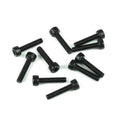 M3x18mm Cap Head Screws (Black, 10pcs)