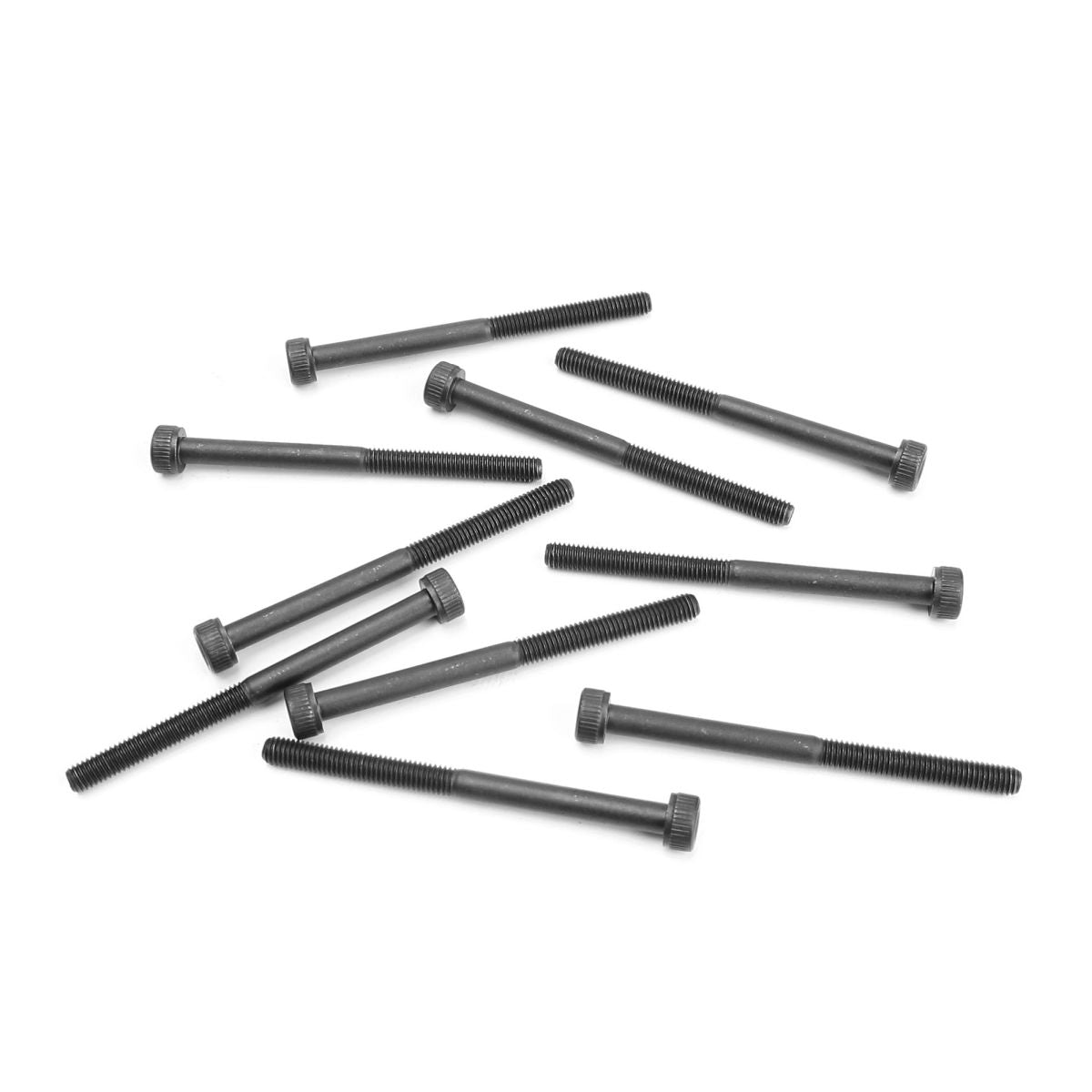 M3x40mm Cap Head Screws (Black, 10pcs)