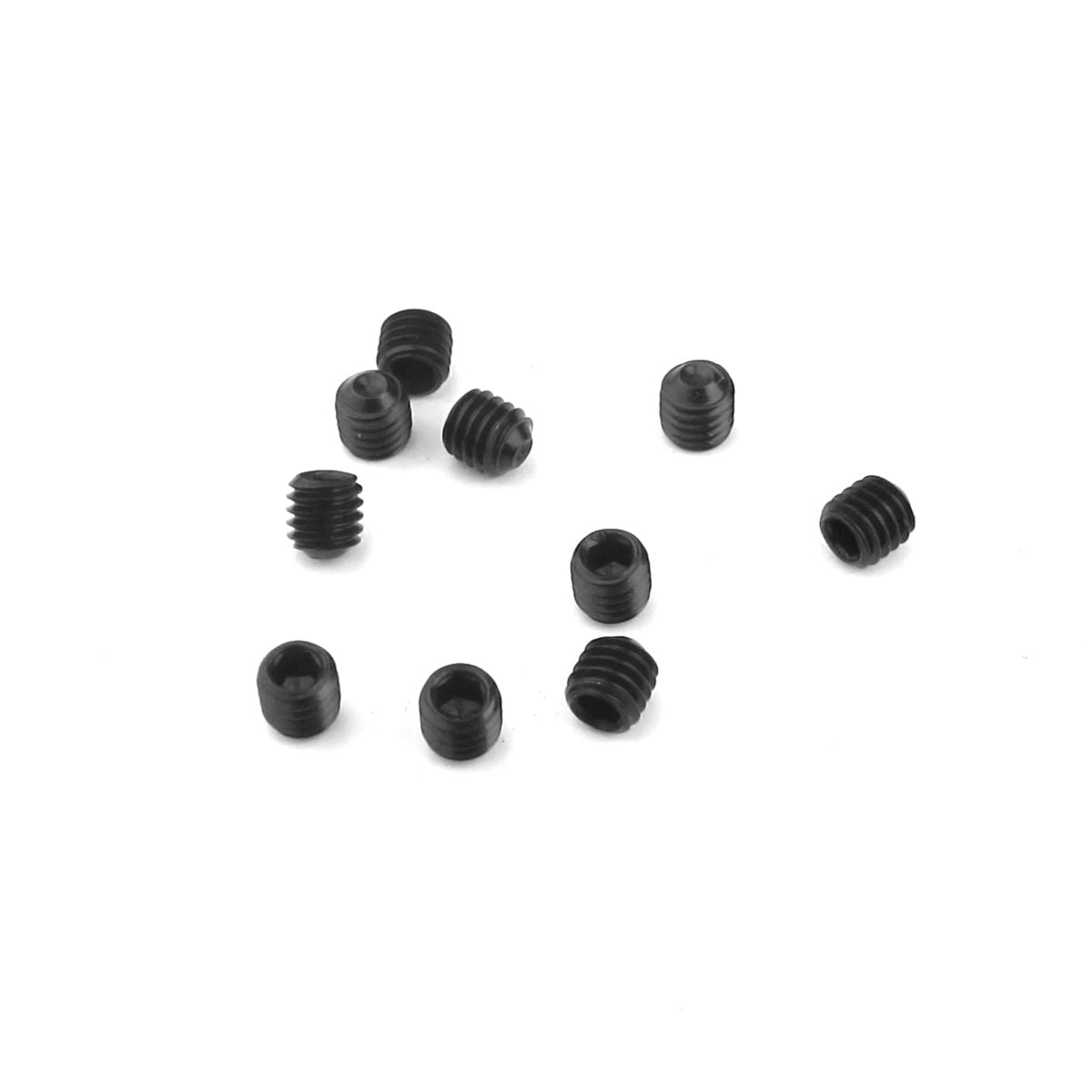 M3x3mm Set Screws (Black, 10pcs)