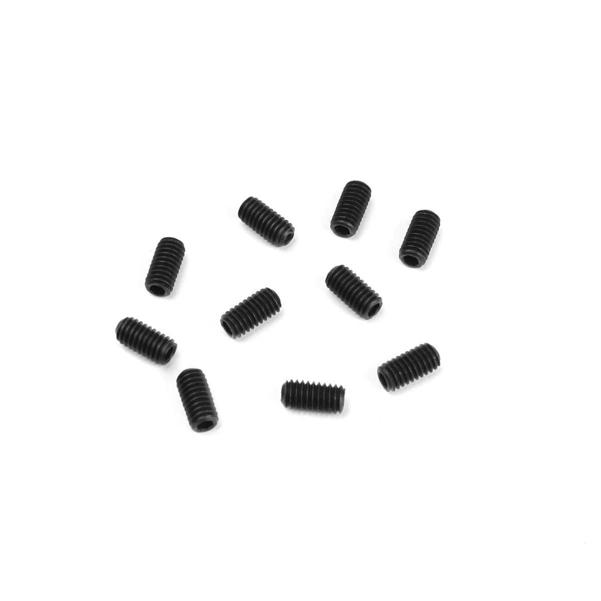 M4x8mm Set Screws (Black, 10pcs)