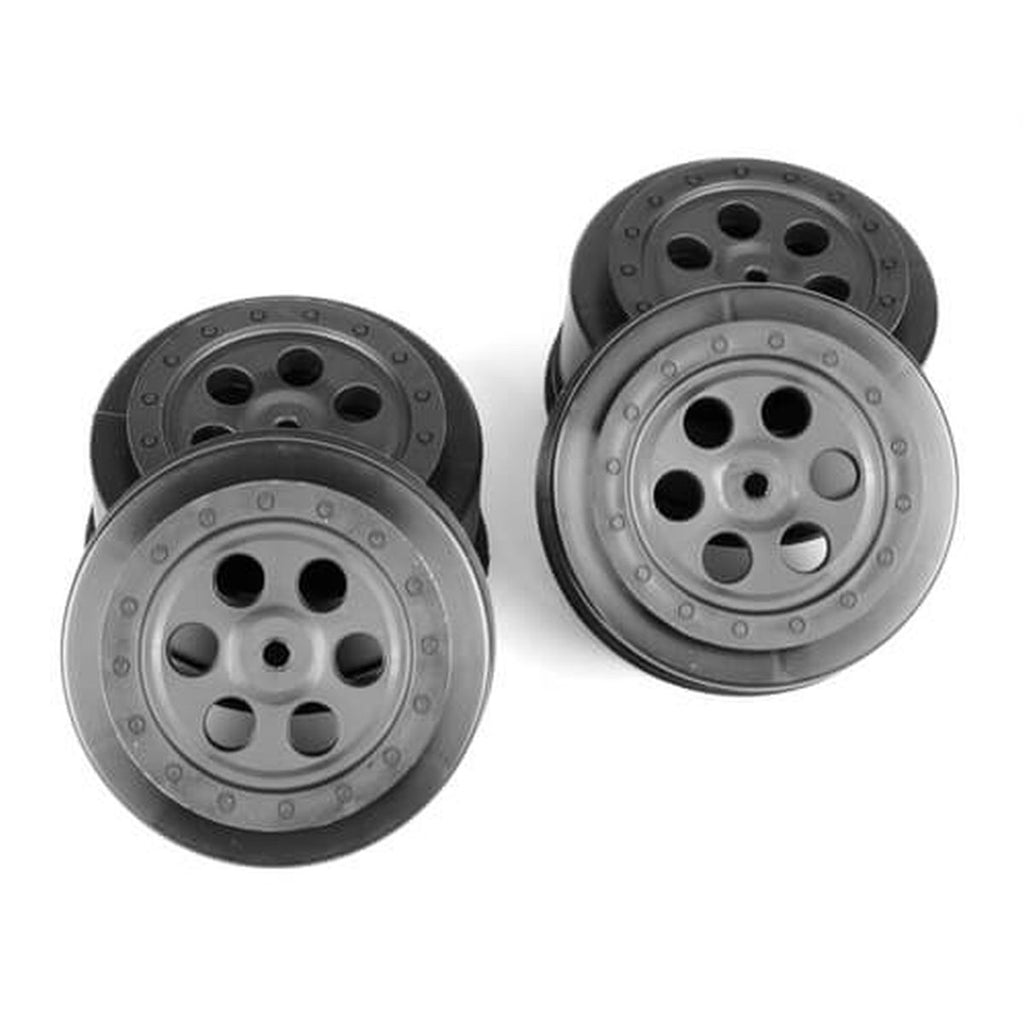TR606 SCT Wheel (Black, SCT410 offset, 4pcs)