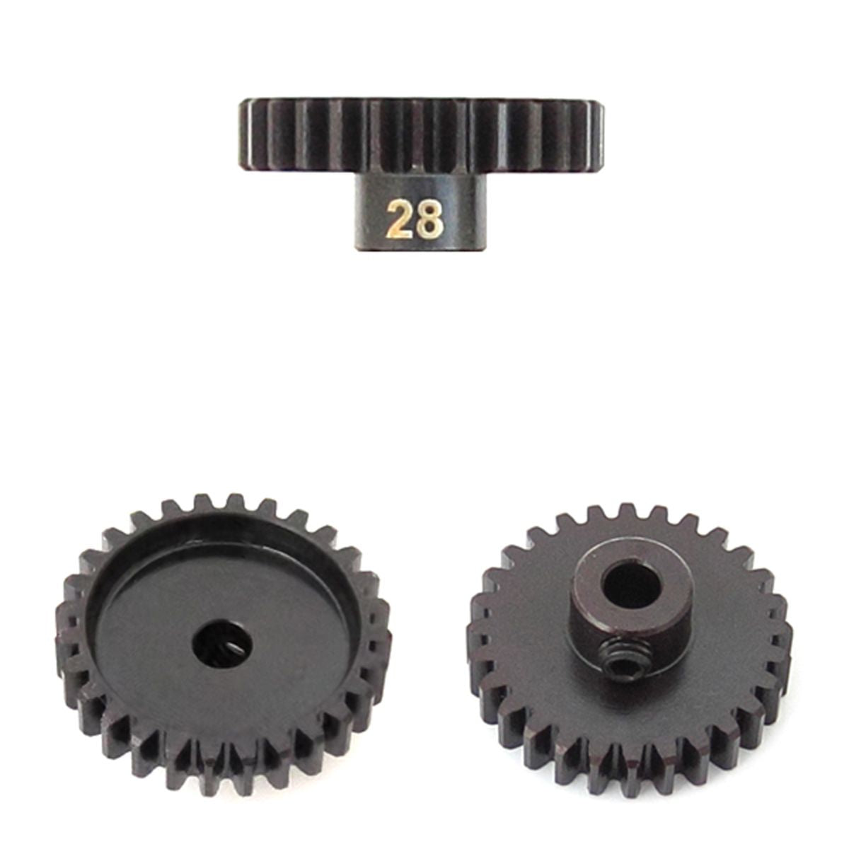 M5 Pinion Gear (28t, MOD1, 5mm Bore, M5 Set Screw)