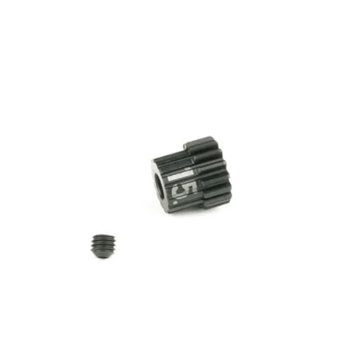 5mm Bore MOD 0.8 Pinion Gear (15T, Hardened Steel, Etched)