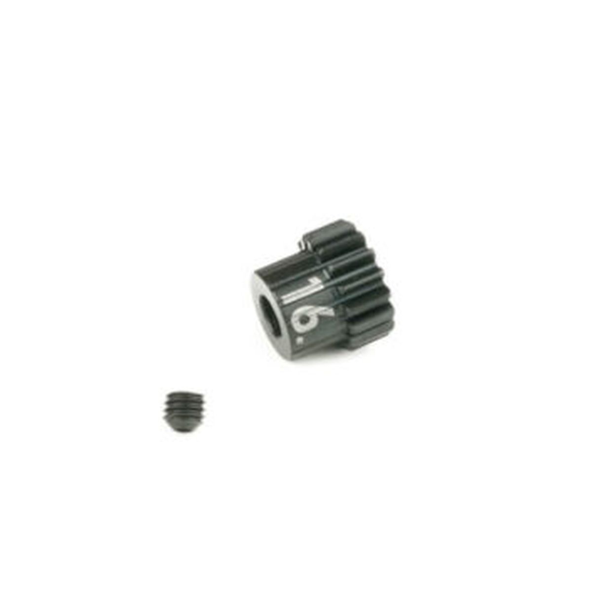 5mm Bore MOD 0.8 Pinion Gear (16T, Hardened Steel, Etched)