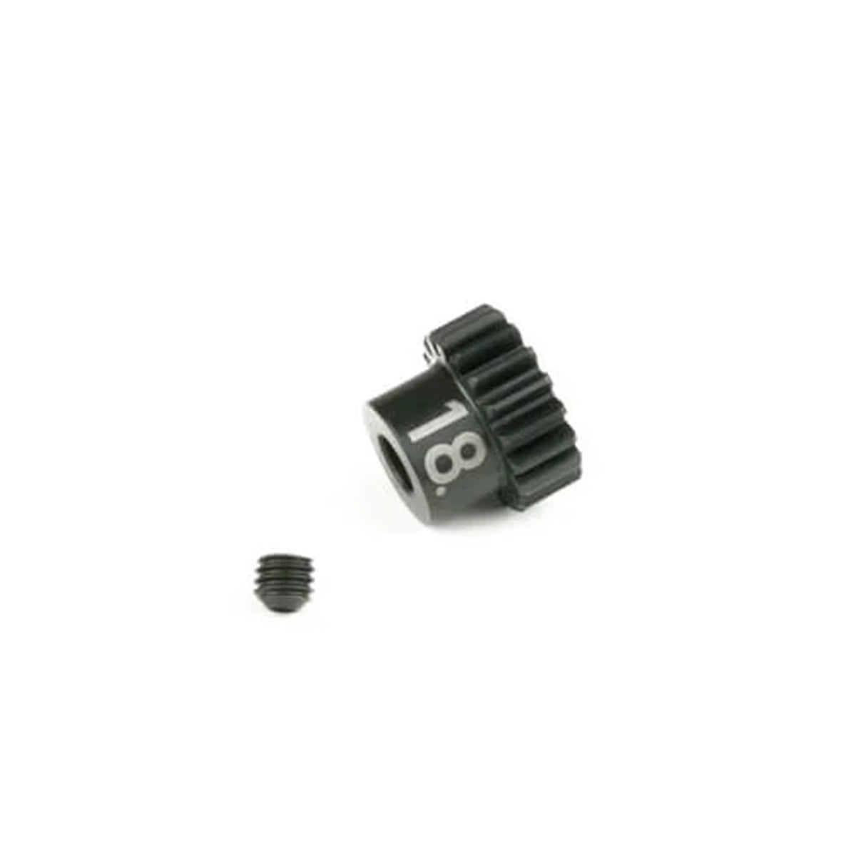 5mm Bore MOD 0.8 Pinion Gear (18T, Hardened Steel, Etched)