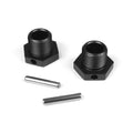 Wheel Hubs (Aluminum, Gun Metal Anodized, w/pins, 2pcs,