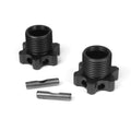 Wheel Hubs (Aluminum, Lightened, 1mm offset, w/pins,