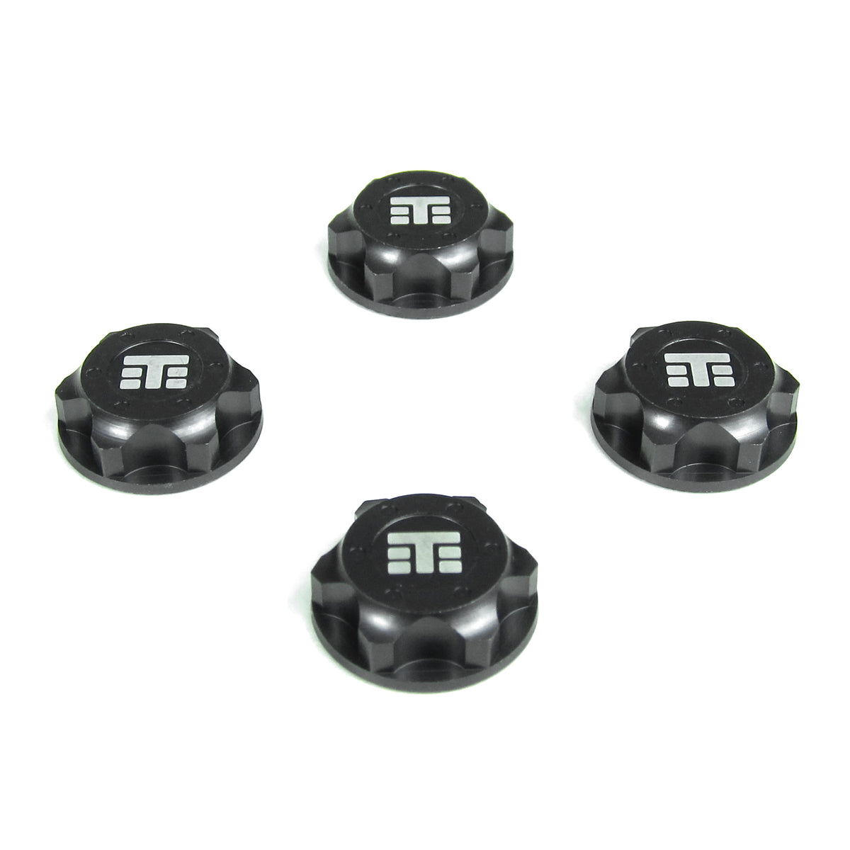 Wheel Nuts (T Logo, 17mm, Serrated, M12x1.0, 4pcs)