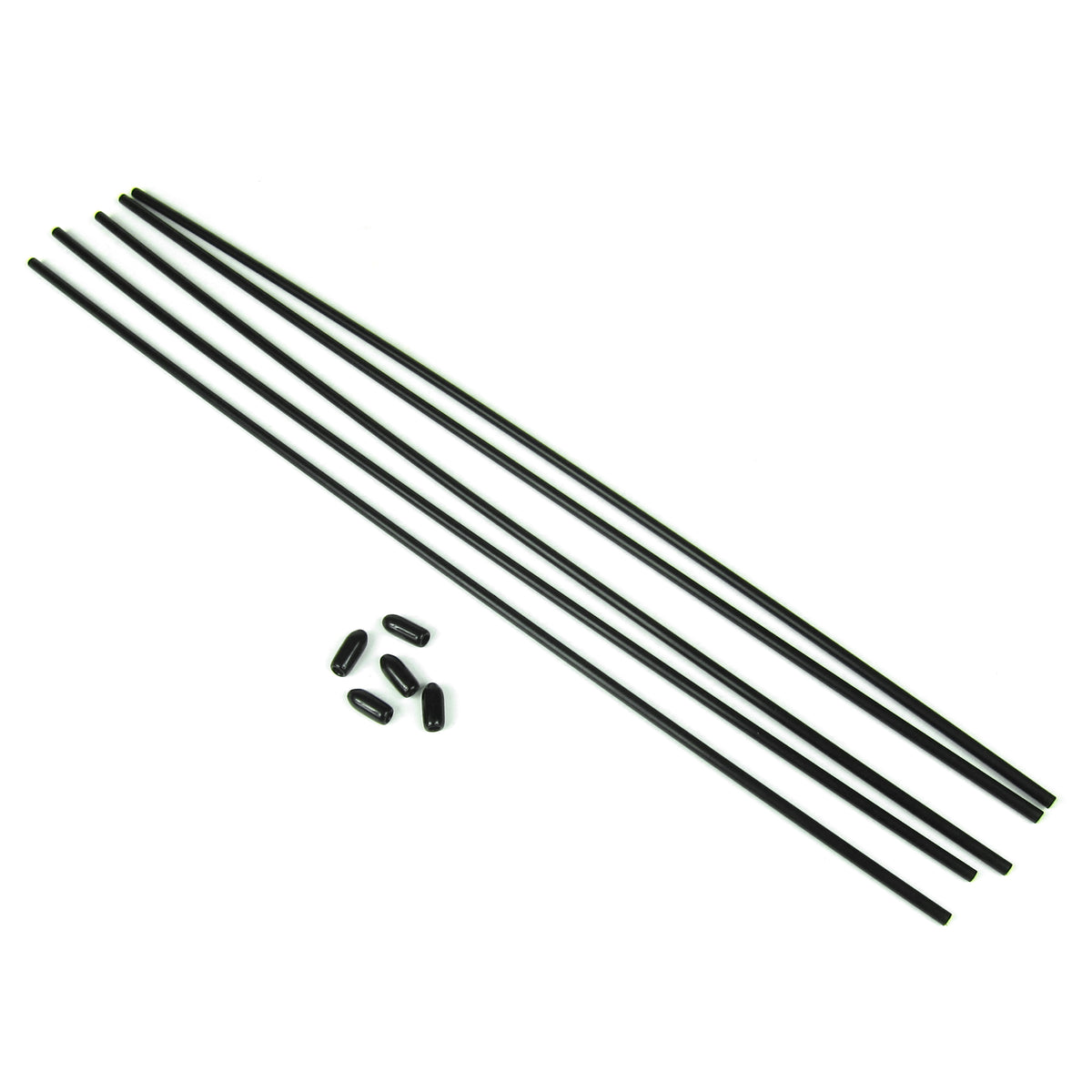 Antenna tube (Universal, w/ Caps, 5pcs)