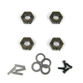 Wheel Hexes (SCT410, 12mm, Aluminum, 4pcs)