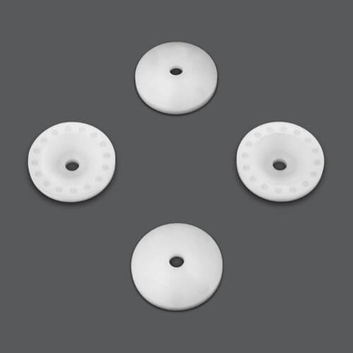 Shock Piston Blank (CNC, conical, 16 dimples, 16mm)