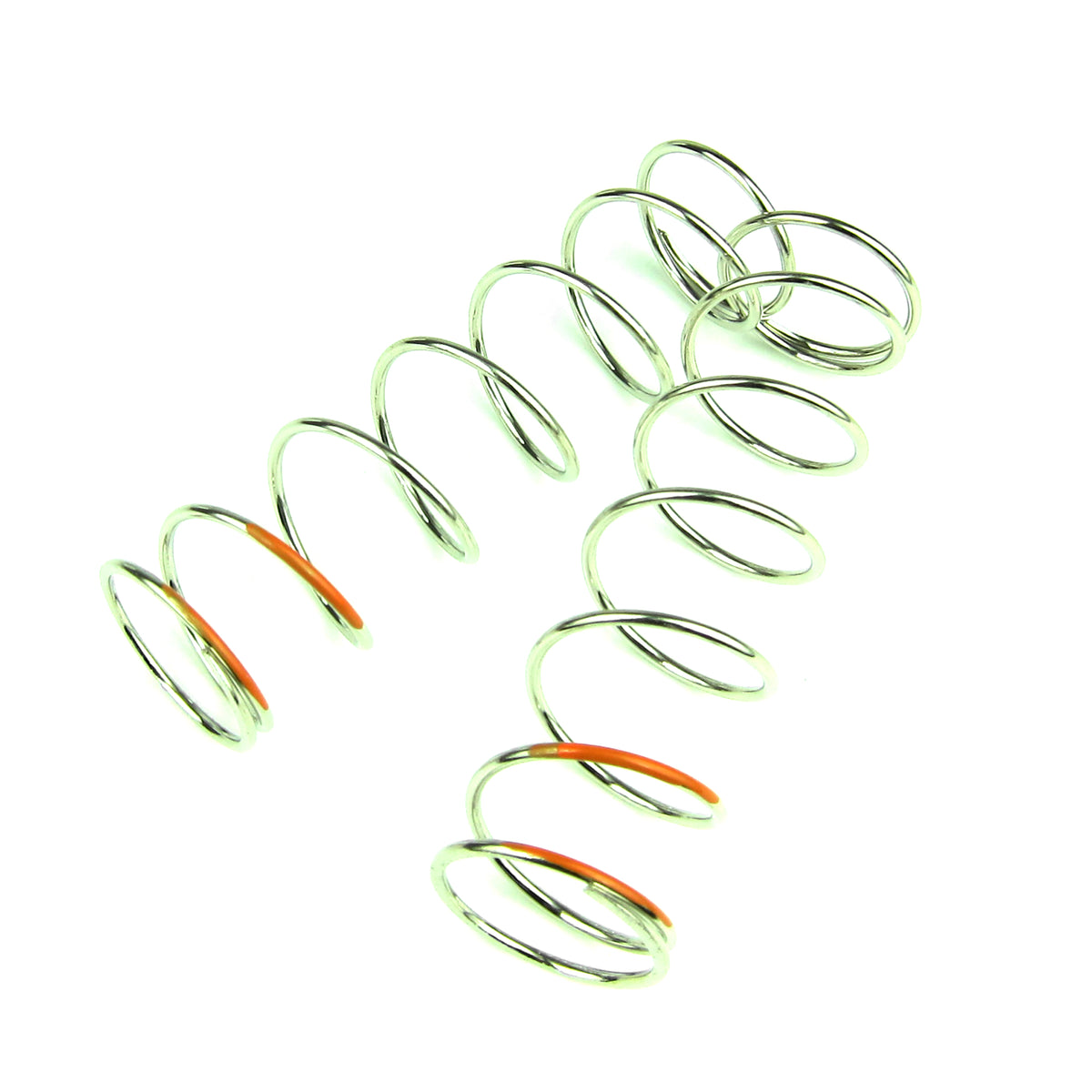 Shock Spring Set (1.6 x 7.5T, 80mm, Orange, 6.11 lb/in)