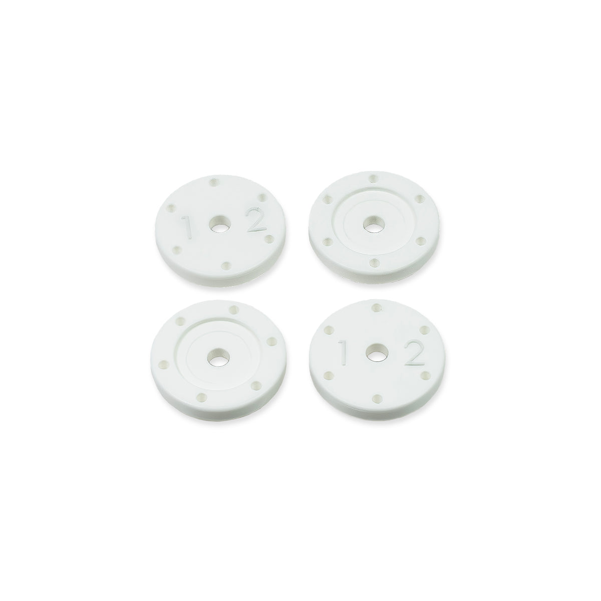 Shock Piston Set (Flat/Flat, all 16mm Shocks, 6x1.2, 4pcs)
