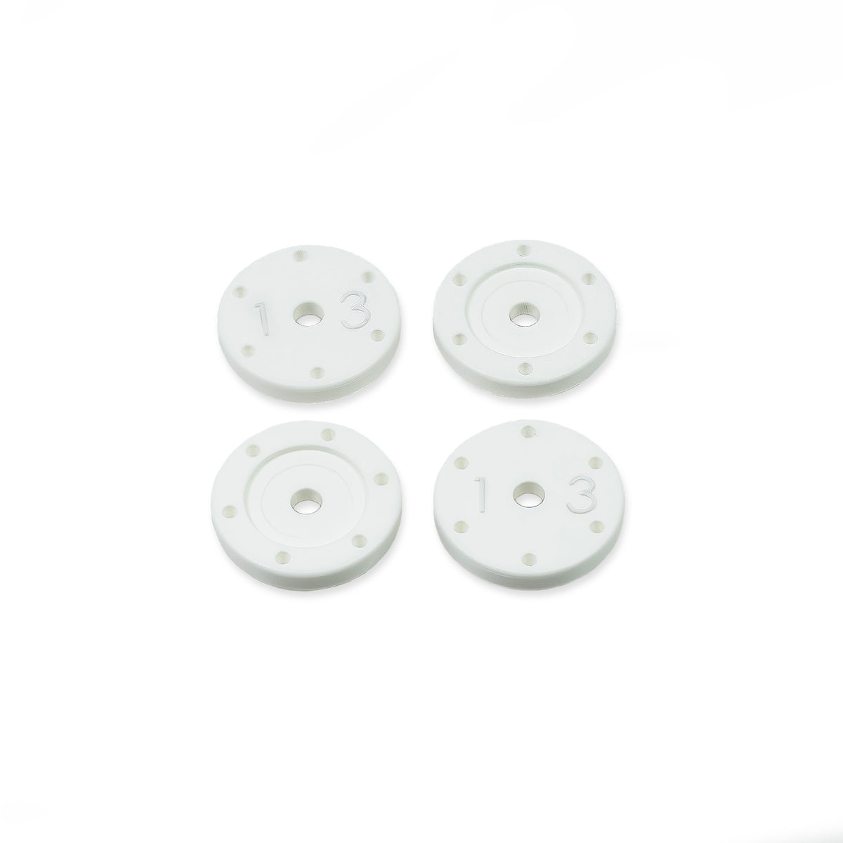 Shock Piston Set (Flat/Flat, all 16mm Shocks, 6x1.3, 4pcs)