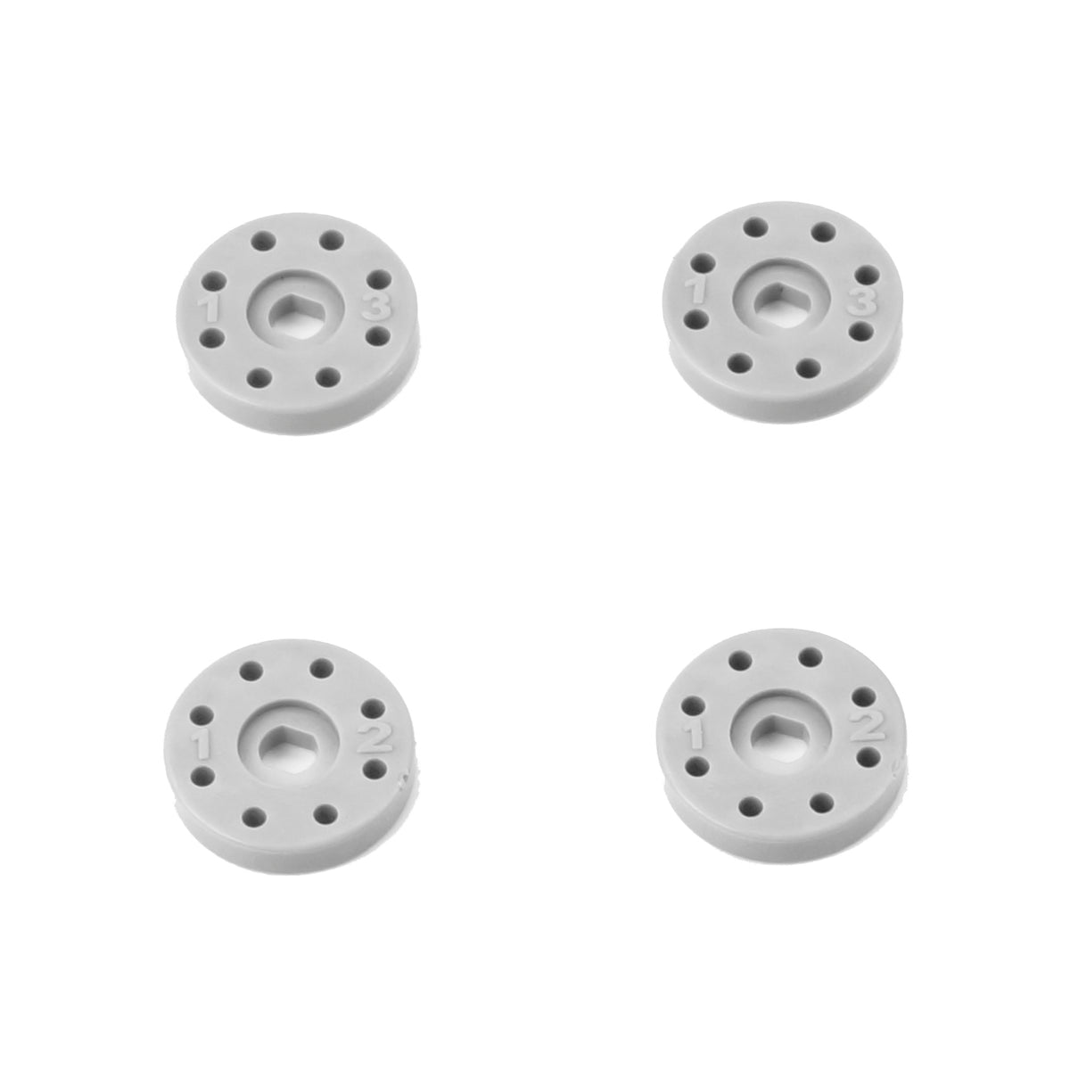 Shock Piston Set (8x1.2, 8x1.3, Flat/Flat, 13mm, 4pcs)