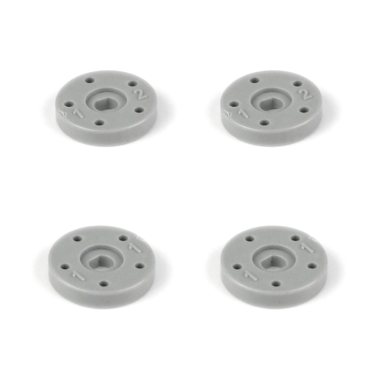 Shock Piston Set (5x1.1, 5x1.2, Flat/Flat, 13mm, 4pcs)