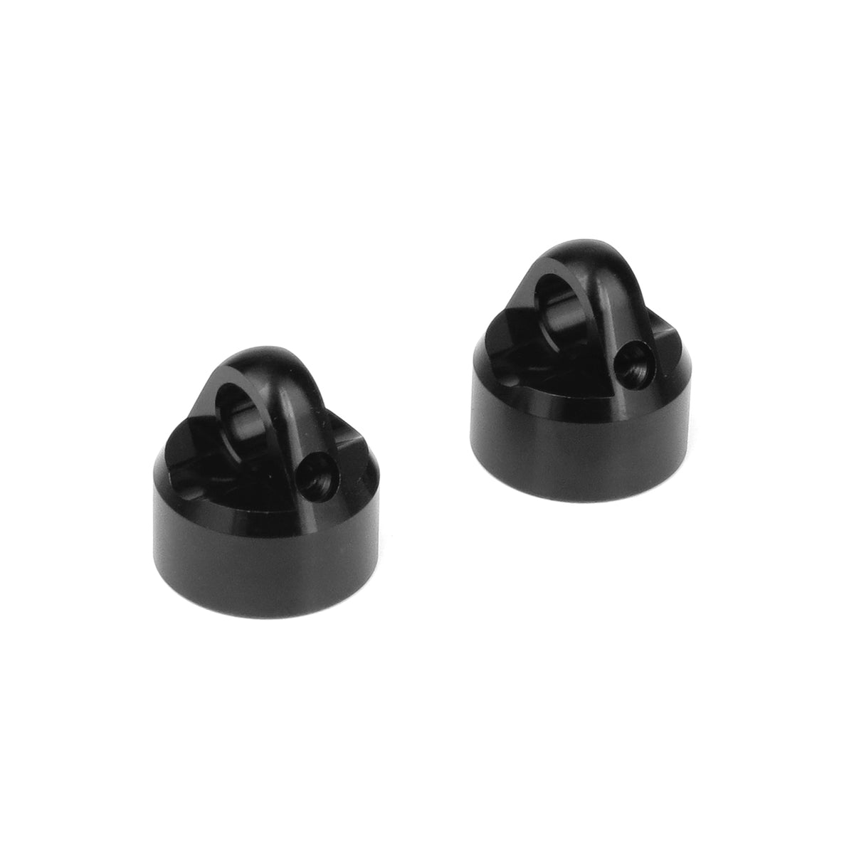Shock Caps (7075, emulsion, Black Anodized, 2pcs)