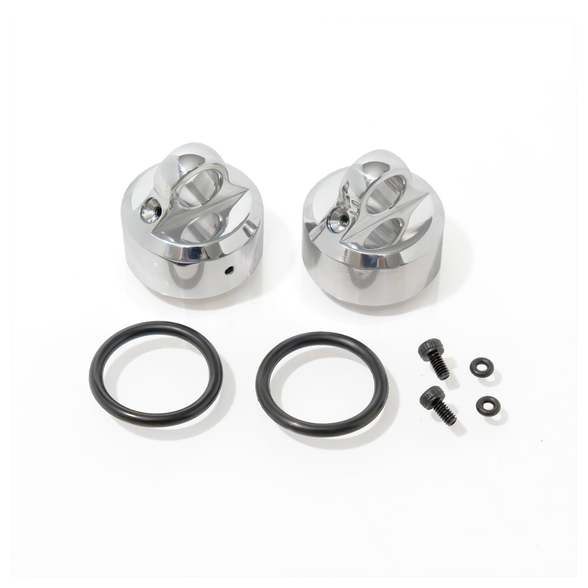 Shock Caps (polished 7075, emulsion/vented/standard,